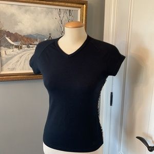 Burberry black sleeveless top